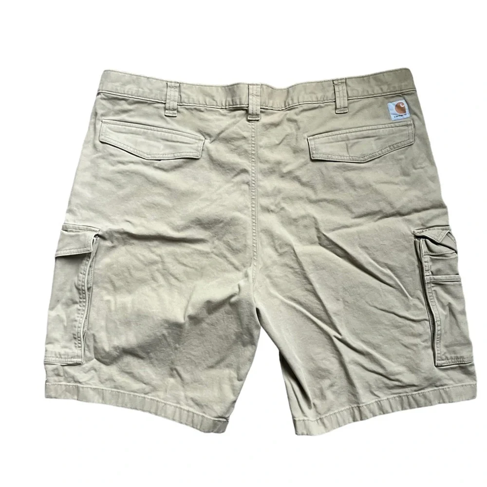 Carhartt Relaxed Fit Carpenter Cargo Shorts Men’s Size 46 Khaki Tan Brown.